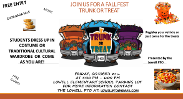 22-23 Lowell PTO's Trunk or Treat