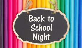 Back to School Night, Thursday, Sept. 29