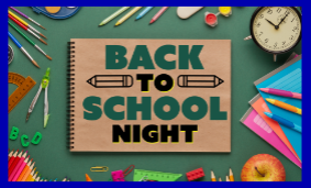 Back to School Night Schedules
