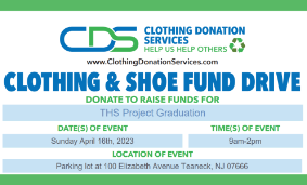 THS Project Graduation: Clothing Collection Drive