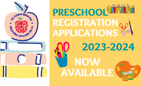 2023-2024 PRE-K Registration Applications NOW Available February 13 - March 31, 2023