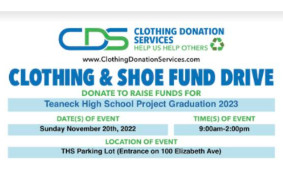 Clothing & Shoe Fund Drive: Project Graduation 2023