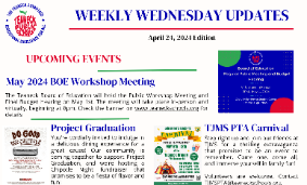 Weekly Wednesday Updates - May 22, 2024