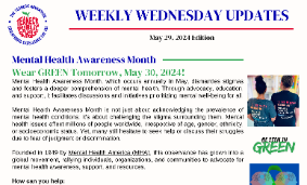 Weekly Wednesday Updates - May 29, 2024
