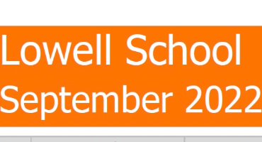 September 2022 Lowell Calendar