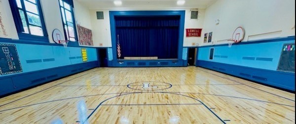 Lowell School New Gym Floor