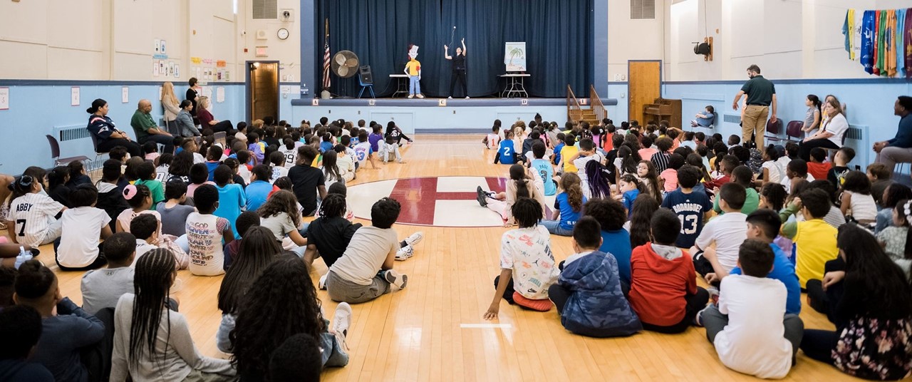 Students Watching a Show